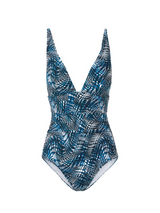 Niki One Piece Abstract Wave