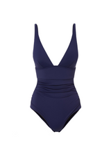Niki One Piece Navy Satin