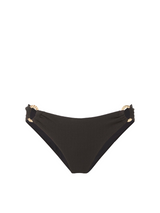 Camilla Ring Bottom In Black Texture with Gold