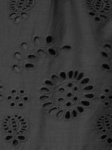 Jillian Dress In Black San Andrés Eyelet