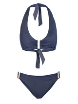 Shana Top + Layla U Bottom In Indigo Twill