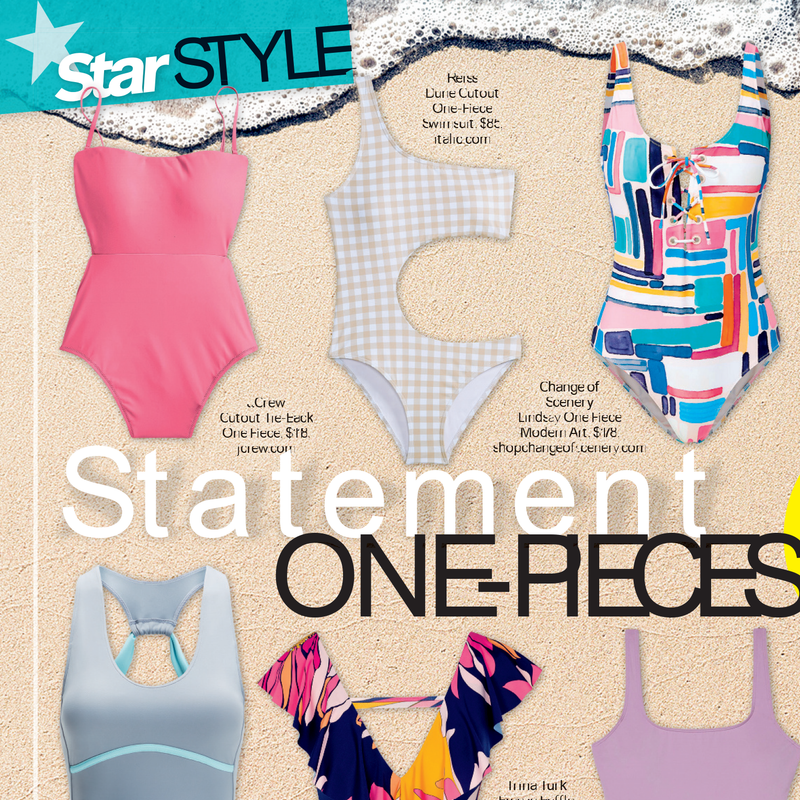 Star Magazine best statement One Piece bathing suits
