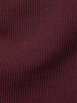 Burgundy texture swimsuit material