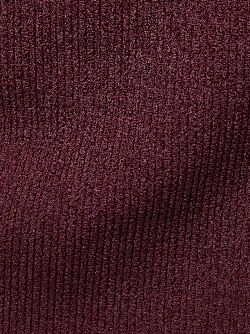 Burgundy texture swimsuit material
