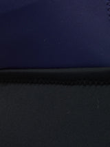 Niki One Piece Navy/Black Colorblock Satin