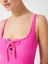 Taylor One Piece Shocking Pink Texture