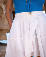 Izzy Skirt In Fresh White