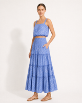 Dani Top + Charlie Skirt Set In Meridien Breeze