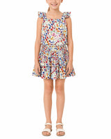 Girls Bryn Skirt Set In Wildflower Patch