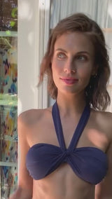 Loryn Swim Top Ivory Texture