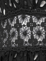Lauren Coverup Dress Seaside Eyelet Black