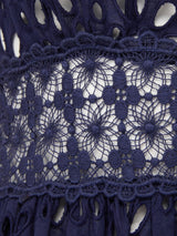 Lauren Coverup Dress Seaside Eyelet Navy