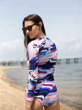 Stephanie Rash Guard Mosaic