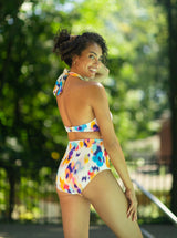 Classic High Waist Bottom Floral Ikat