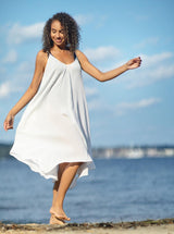 Suzanne Dress Fresh White