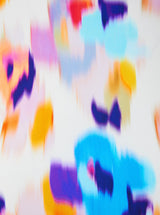 Floral ikat print from Change of Scenery swimwear.
