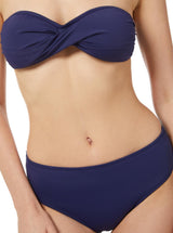 Classic Midrise Bottom Navy Satin