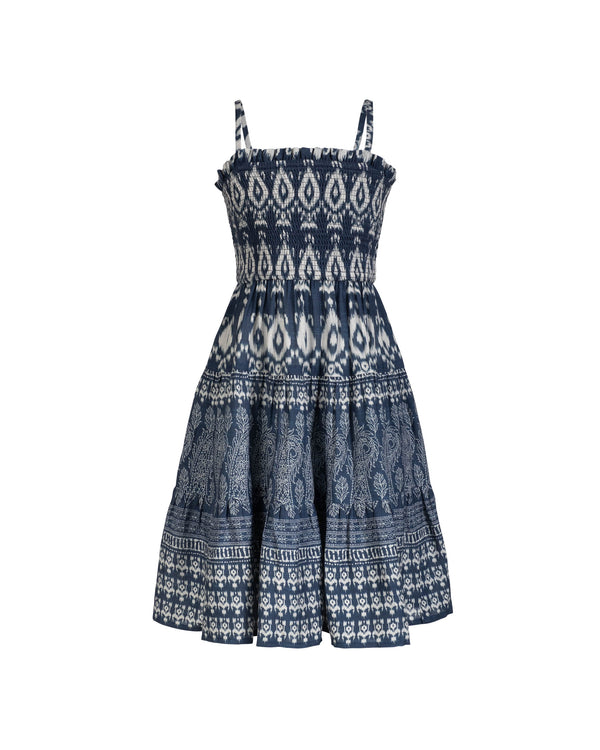 Girls Lila Dress In Tivara Ikat