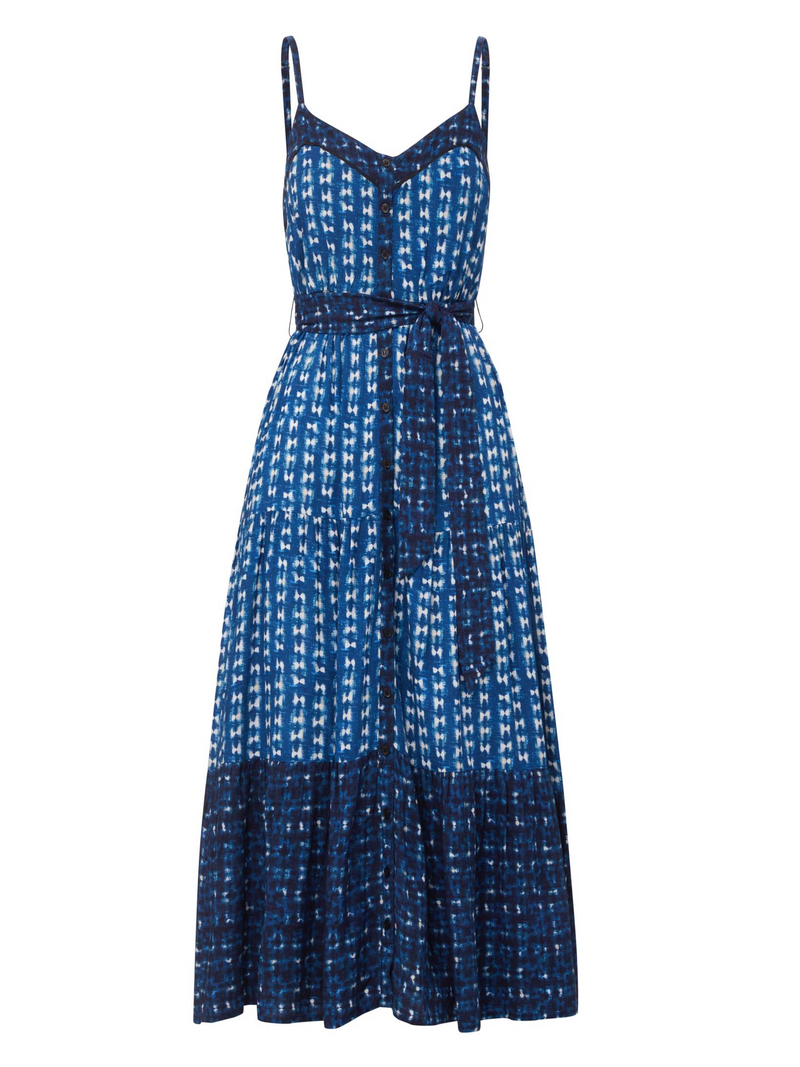 Addyson Dress In Denim Tides