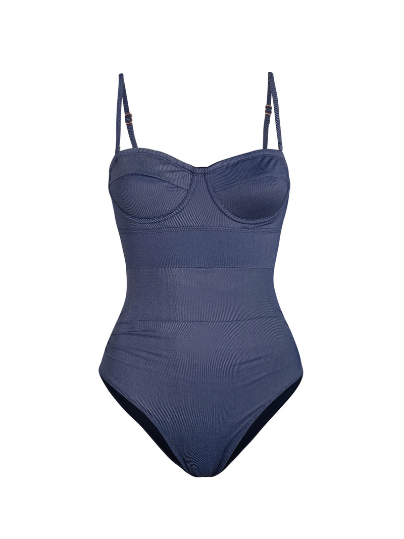 Anabel One Piece In Indigo Twill
