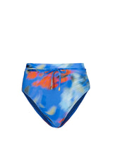 Belted Hi Waist Hi Leg Bottom In Larkspur Bay