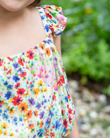 Girls Bryn Skirt Set In Wildflower Patch