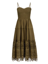 Cecilia Dress In Martini Calypso Eyelet