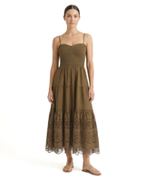 Cecilia Dress In Martini Calypso Eyelet