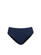 Classic Midrise Bottom In Marine Blue Metallic