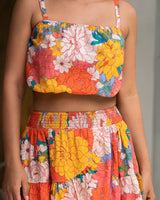 Dani Top + Joanna Skirt Set in Zinnia Fields