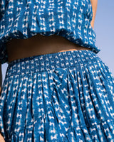 Dani Top + Izzy Skirt Set in Denim Tides