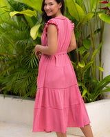 Emily Dress In Hibiscus