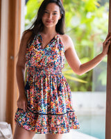 Emma Dress In Painted Petals