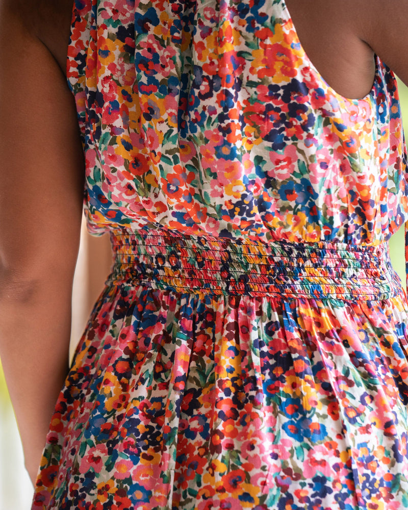 Emma Dress In Painted Petals