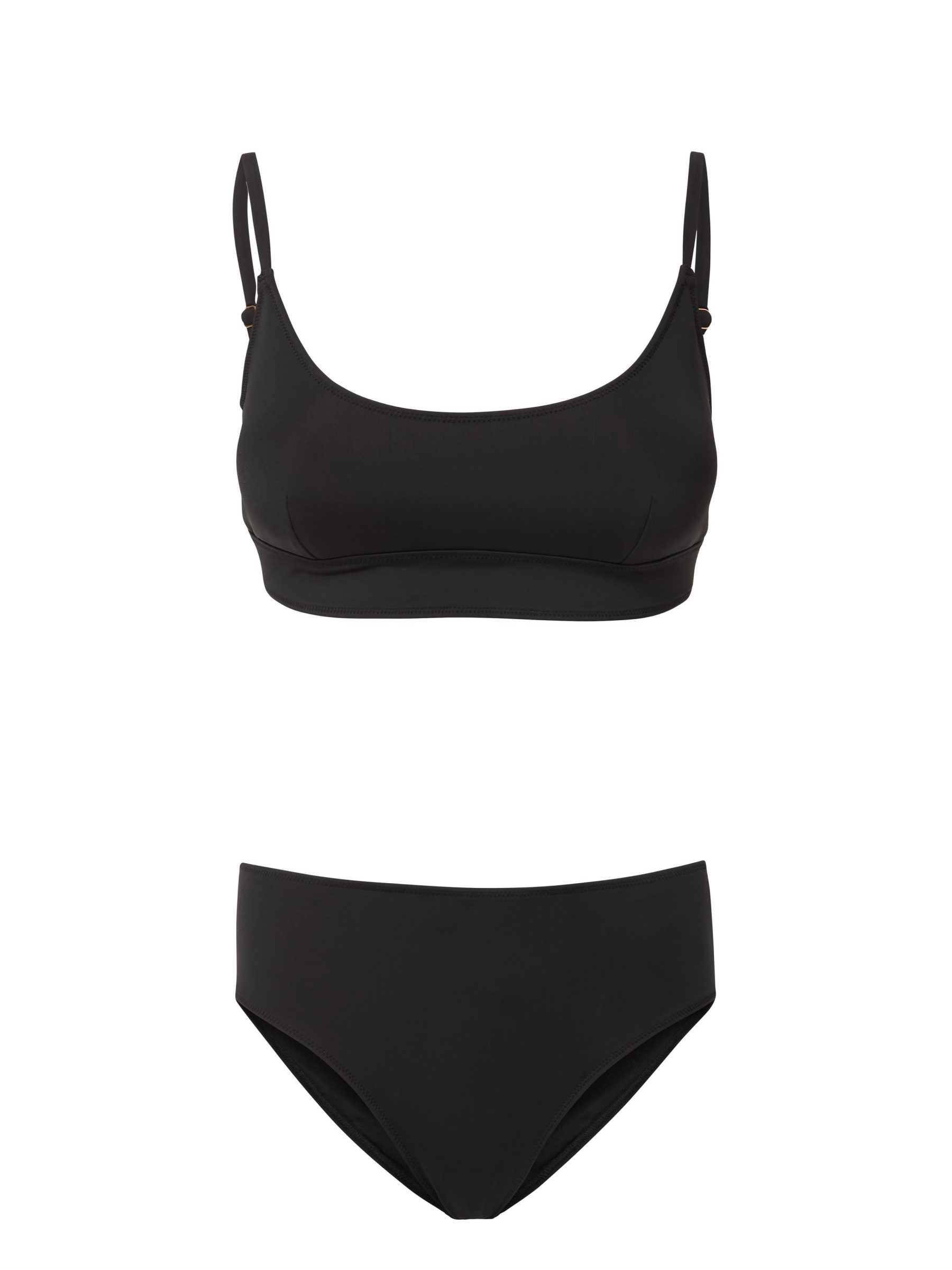 Erika Top + Classic Midrise Bottom in Black – Change of Scenery