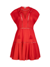 Gari Dress In Guava Red