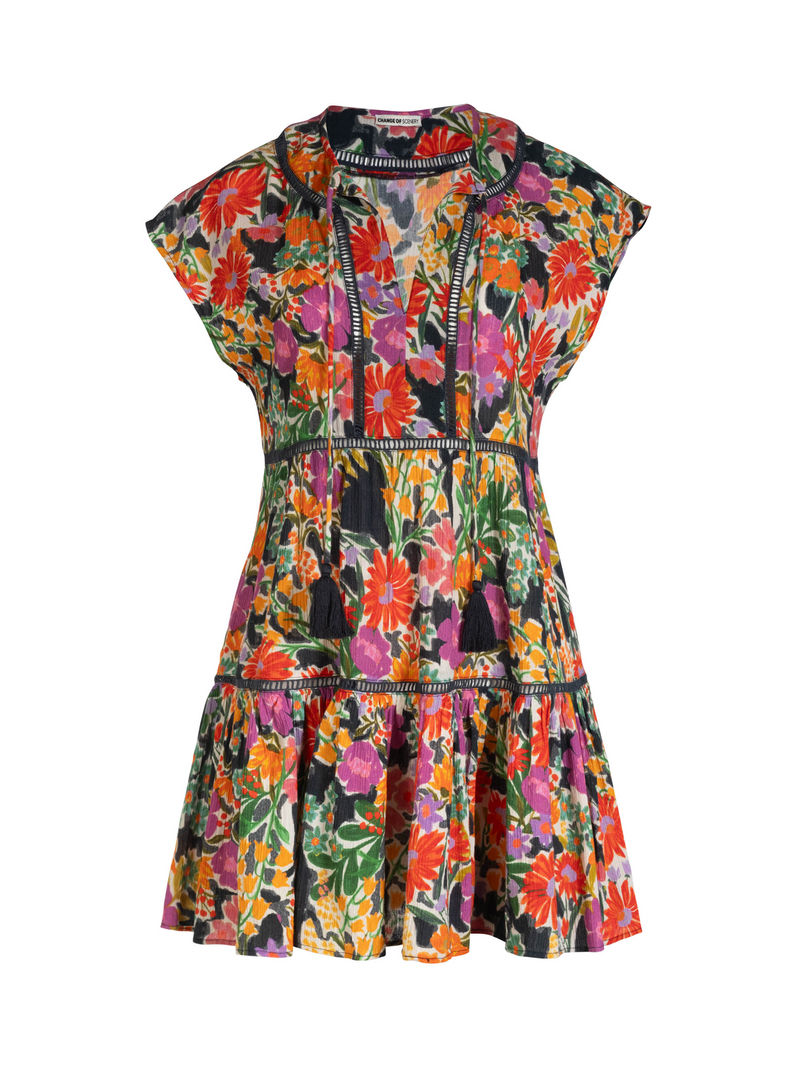 Gari Dress In Gardenia