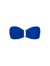 Gina Top In Royal Blue Texture