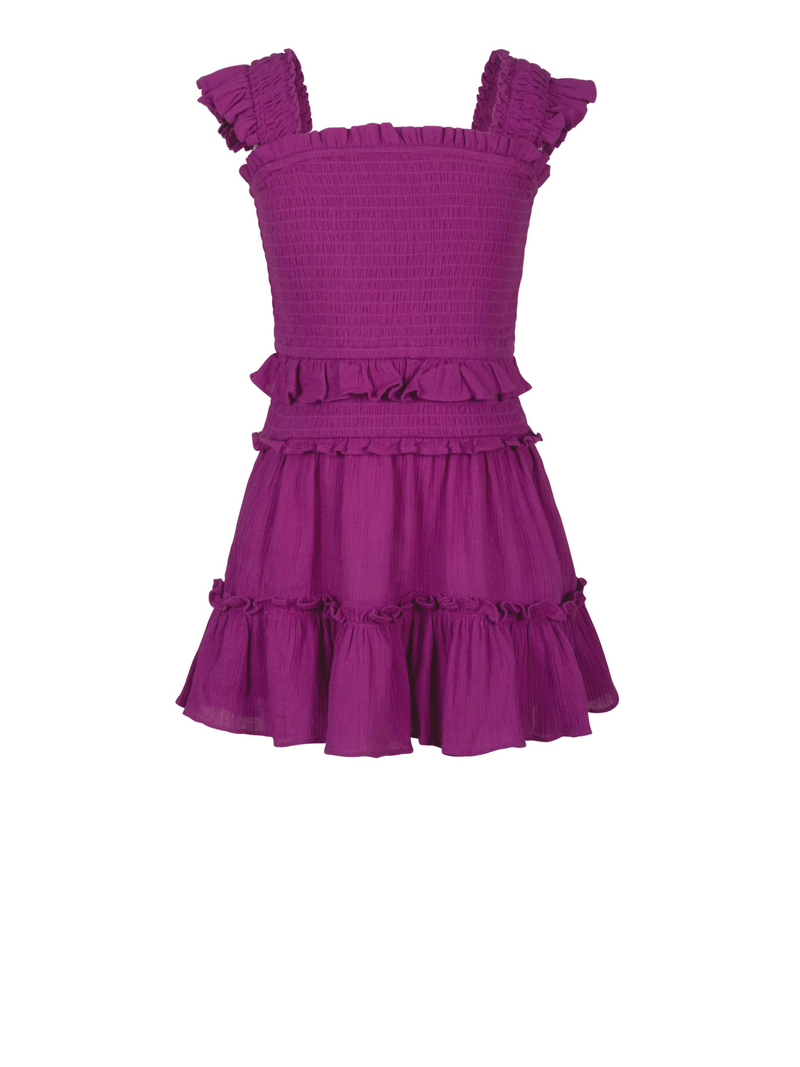 Girls Zoe Dress In Plum