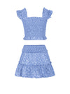 Girls Kayla Skirt Set In Meridien Breeze
