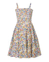 Girls Lila Dress In Wildflower Fields