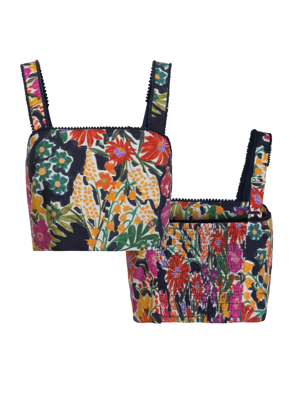 Ilyssa Crop Top In Gardenia