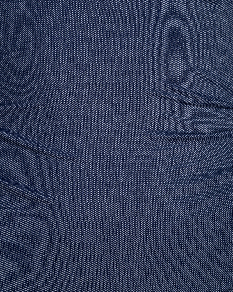 Shana Top In Indigo Twill