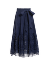 Jenni Skirt In Navy Calypso Eyelet