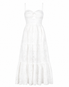 Jillian Dress In Fresh White San Andrés Eyelet