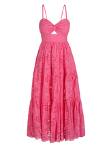 Jillian Dress In Hibiscus Eyelet