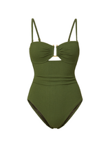 Juliette One Piece Olive Texture