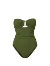 Juliette One Piece In Olive Texture