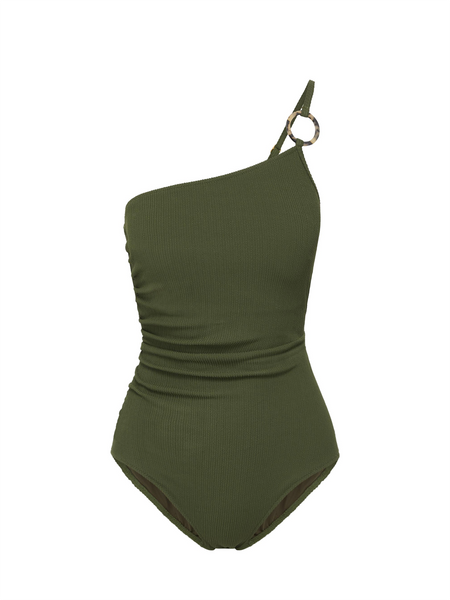 Kara One Piece in Olive Texture | CHANGE OF SCENERY – Change of