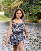 Girls Bryn Skirt Set In Elysia Waves